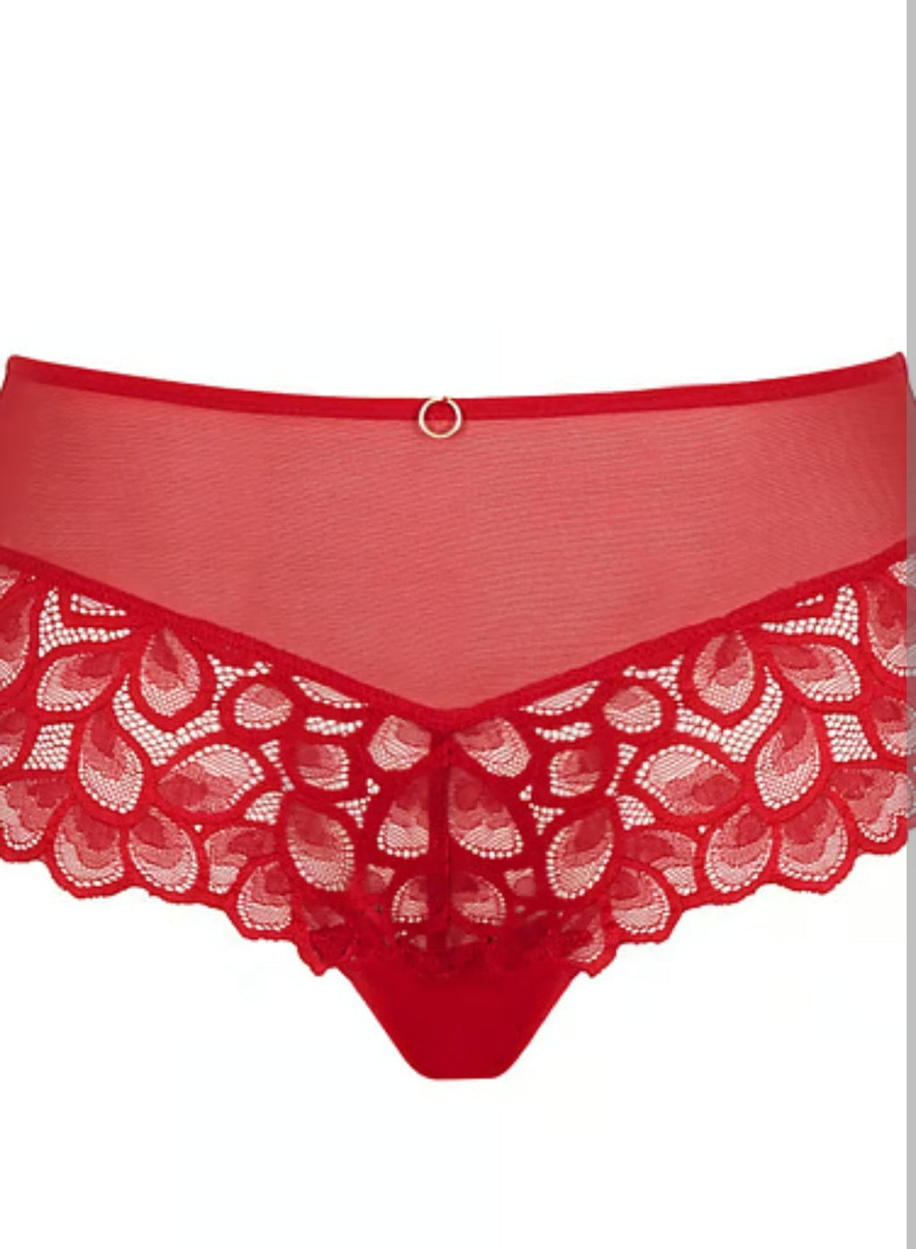 rouge dentelle panache allure