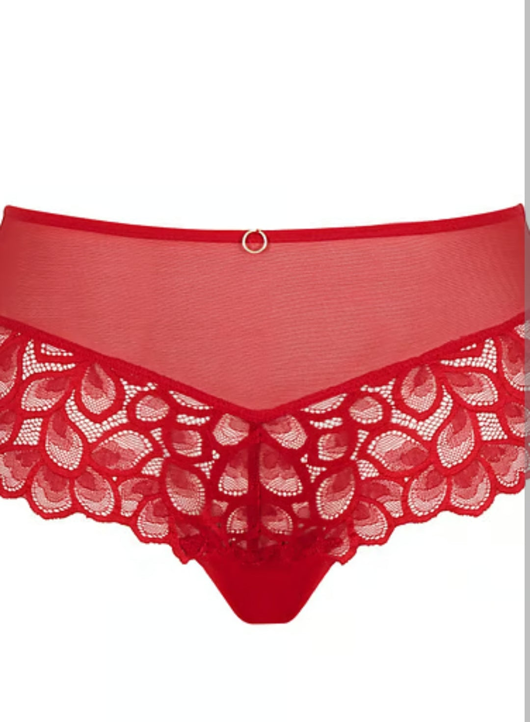 rouge dentelle panache allure